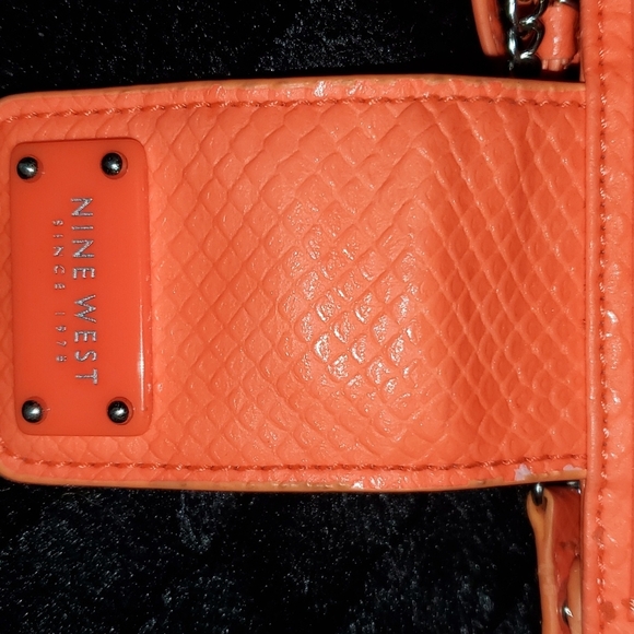 Nine West Neon Orange Festival Micro Bag - Picture 16 of 16
